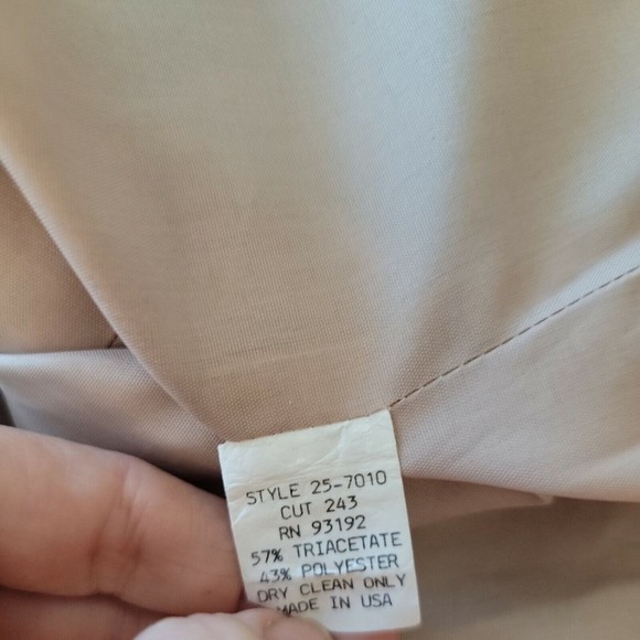 Iris Singer Collection Classy Blazer & Skirt 2 Piece Outfit Set ~ Sz 6 ~ Green - Picture 7 of 8